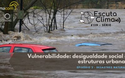 #119 – Escuta Clima – Ep 3: Vulnerabilidade: desigualdade social e estruturas urbanas