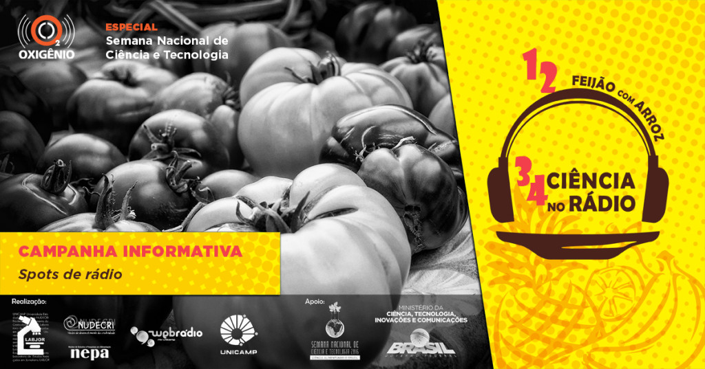Semana Nacional de C&T motiva campanha informativa sobre alimentação 